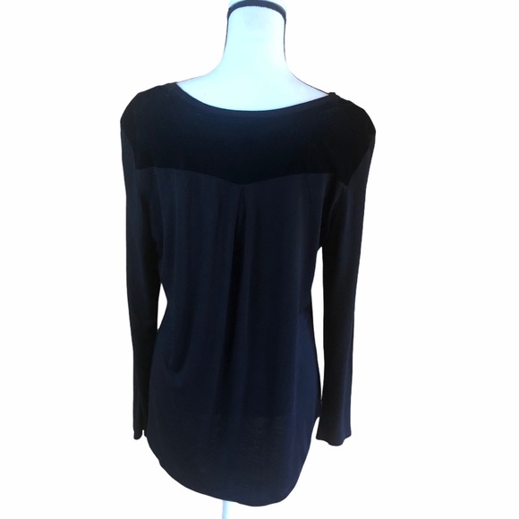 Willi Smith - Rayon and Velvet blouse size L - Picture 2 of 7